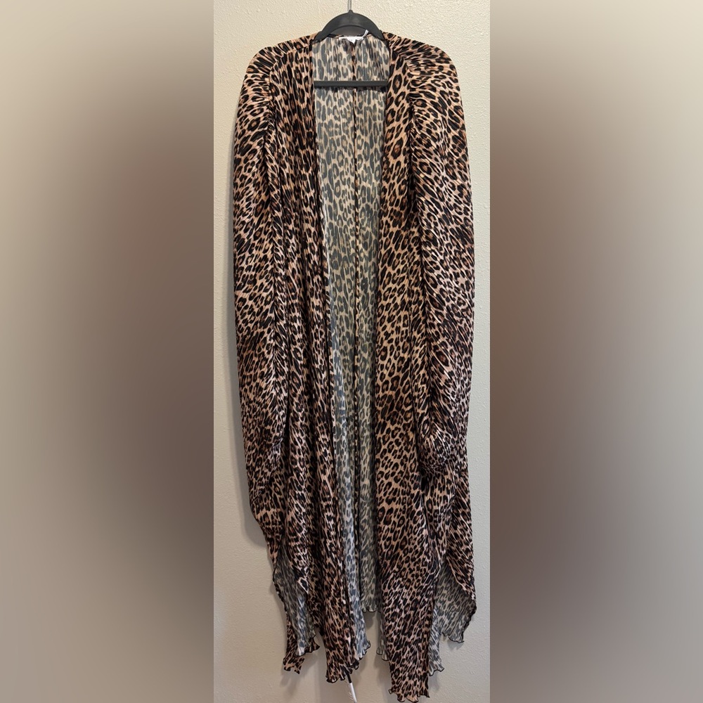 Good American Animal Print Swim Coverup